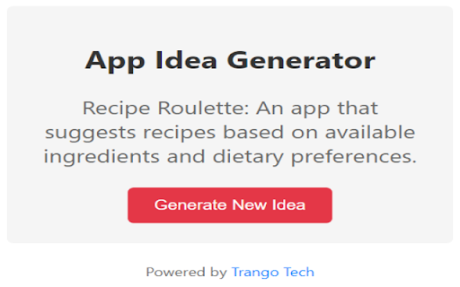 App Idea Generator