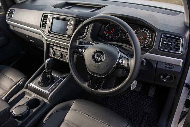 The interior of the Volkswagen Amarok V6.