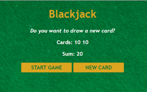 Black Jack Game