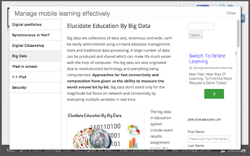 Mobile Learning Map