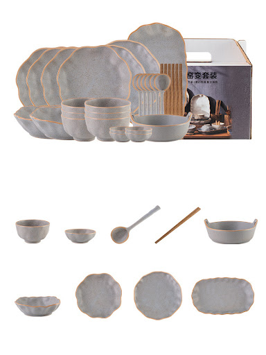 Title 18, New Creative Luxury Dishes Set High Sense Of Ho...