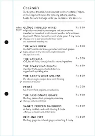 Cafe White Sage menu 8