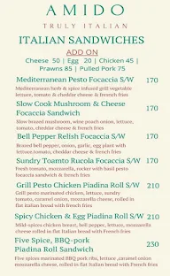 Amido Truly Italian Cuisine menu 4