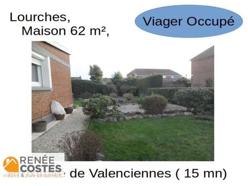 Vente viager 3 pièces 62 m² à Lourches (59156), 29 000 €