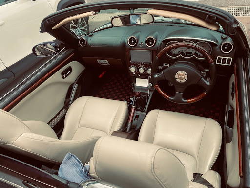 コペンのドアトリム加工・ウッドDIYに関するカスタム事例｜車の