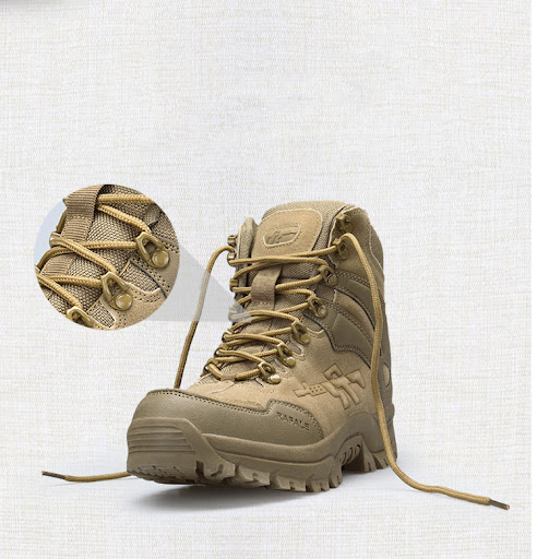 Title 5, Large Size High Top Outdoor Combat Boots for ca...