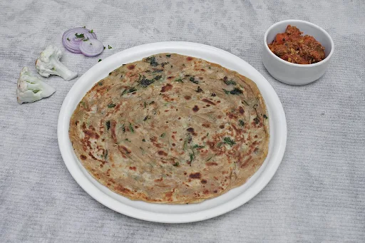 1 Gobi And Onion Paratha