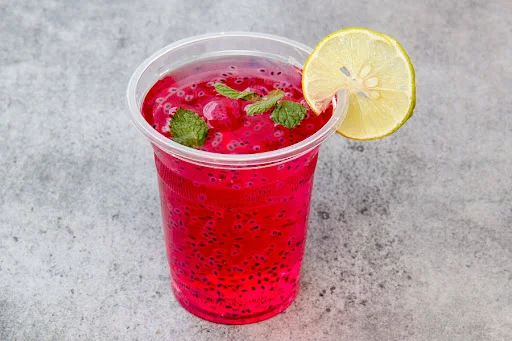 Roohafza And Basil Cooler