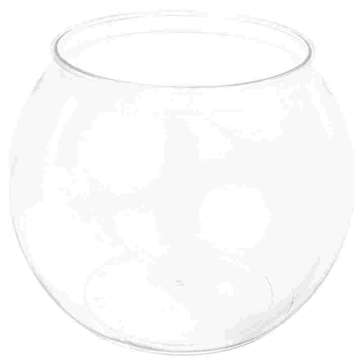Plastic Ivy Bowls Mini Fish Tank Fish Bowl Plastic Round Bowl Unbreakable Aquarium Transparent Vase