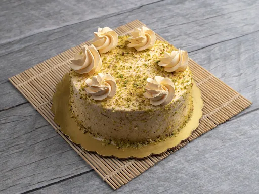 Kesar Pista Ice Cream Cake