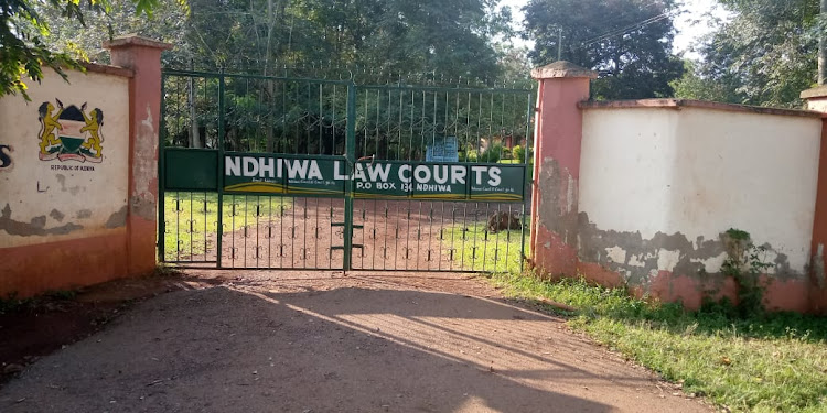 Ndhiwa law courts where the suspect is expected to be arraigned