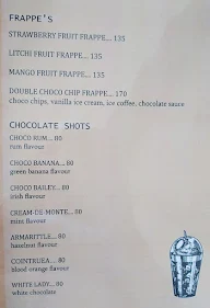 Chocolate Cafe menu 1