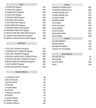 Lakshman's Kitchen menu 2