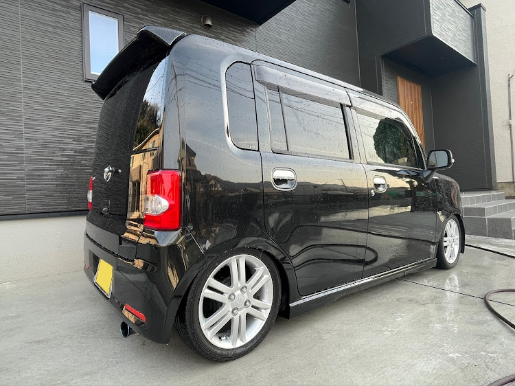 ムーヴコンテカスタムの純ベタもどき・洗車・花粉・3.11・東日本大震災に関するカスタム事例の投稿画像1枚目