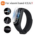 Miếng Dán Hydrogel Bằng Tpu Mềm Bảo Vệ Màn Hình Cho Xiaomi Mi Band 7 Band 4 / 5 / 6 / 7 Hd 5 6