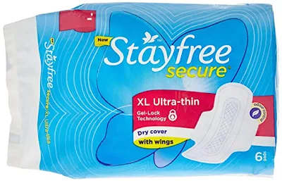 Stayfree Secure Xl Ultra Thin Sanitary Pads With Wings - 6 pcs