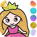 应用程序下载 Princess Coloring Book Glitter 安装 最新 APK 下载程序