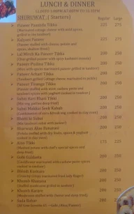 Sangam Restaurant menu 8