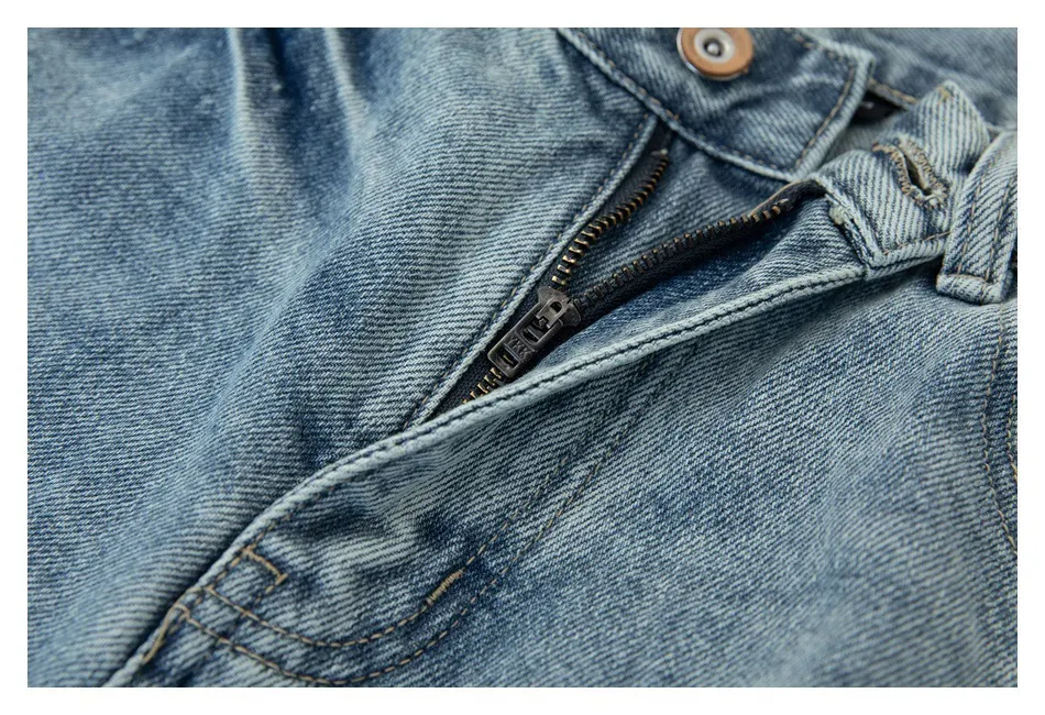 Title 17, Pantalon en jean japonais rétro, style basique,...