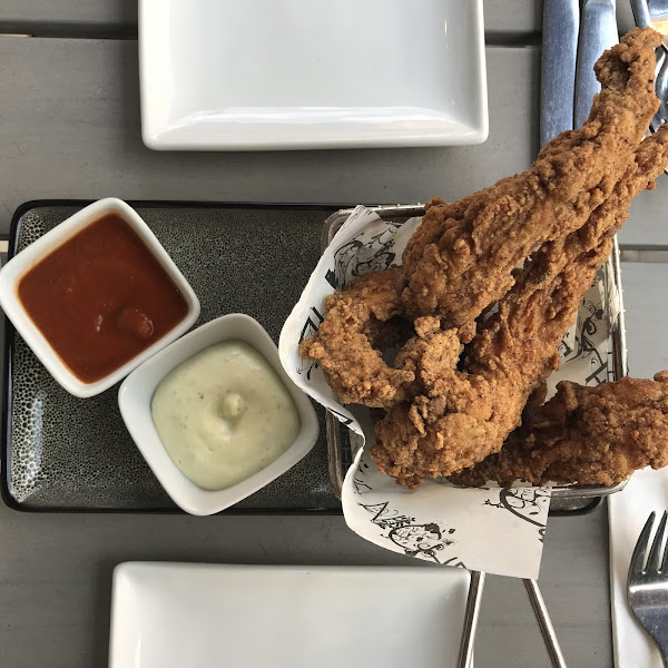 Fried chicken appetizer