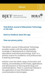 British Jrnl of Edu Technology(圖1)-速報App