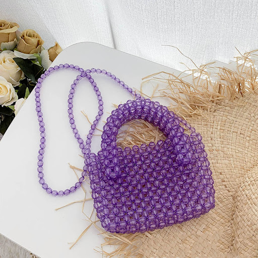 Title 2, Colorful beaded hand-woven DIY material kit. Ma...