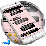 Cover Image of Unduh SMS Messages Bow Pink Pastel 1.0 APK