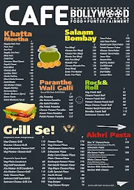 Cafe Bollywood menu 1