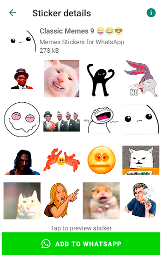 Screenshot Memes Stickers for WhatsApp