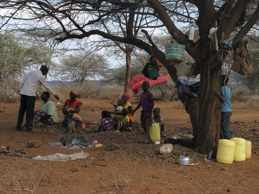 Some displaced Tugen people in Baringo South subcounty owing to banditry attacks