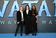 Kate Winslet, Sigourney Weaver and Zoe Saldana attend the photo call for 'Avatar: The Way of Water'  in London.