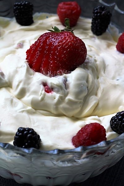 Genuine Cream Berry Salad