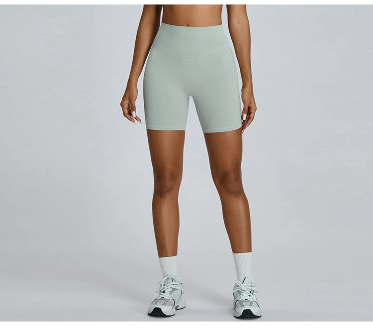 Title 4, High Waist Yoga Shorts für Damen, bauchweg, zum...