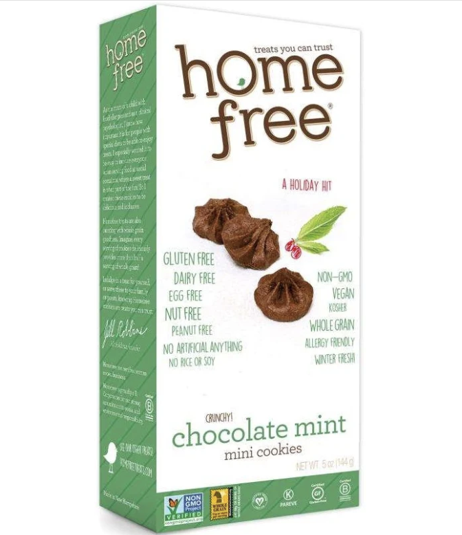 Chocolate Mint Mini Cookies