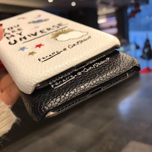 Title 18, Apple compatible Leather Phone Case Embroidery ...