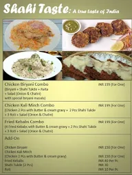 Shahi Taste menu 1