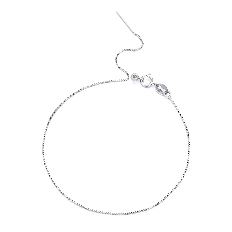 Pulsera de cuentas de hilo de plata de ley S925 para abalorios DIY, crea pulseras personalizadas con cuentas y diseños únicos.