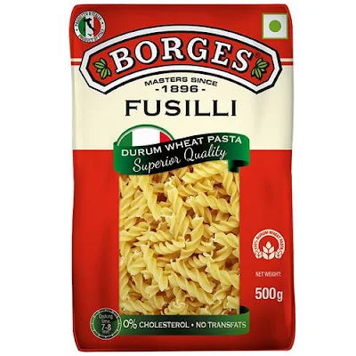 Borges Fusilli Pasta - 500 gm