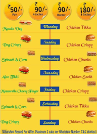 What A Sandwich menu 5