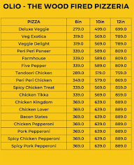 Olio - The Wood Fired Pizzeria menu 1