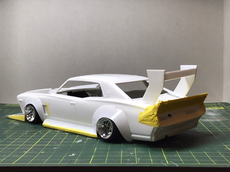 いちろうさんが投稿した街道レーサー・街道レーサーモデリング・プラモデル・実車コピー・330セドリックに関するカスタム事例の投稿画像3枚目