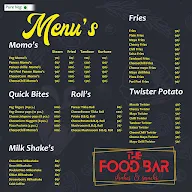 The Food Bar menu 1