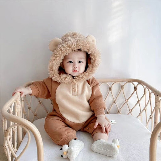 Title 4, Padded Velvet Baby Jumpsuits for Winter Keep yo...