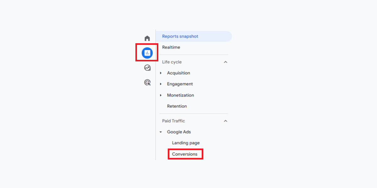 Google Analytics 4 custom report