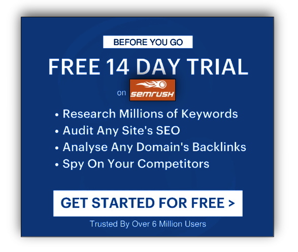 SEMRUSH free trial 