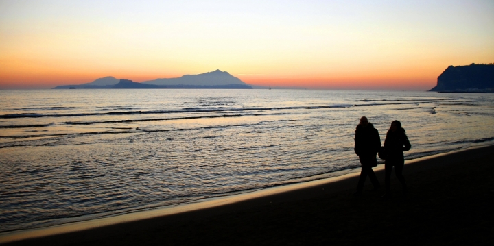 Passeggiando al tramonto di insonnia