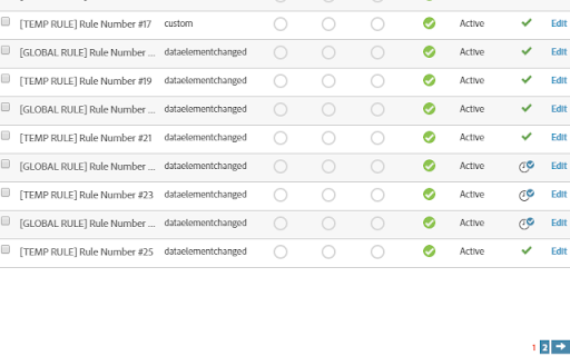 Adobe DTM Single Page Rules