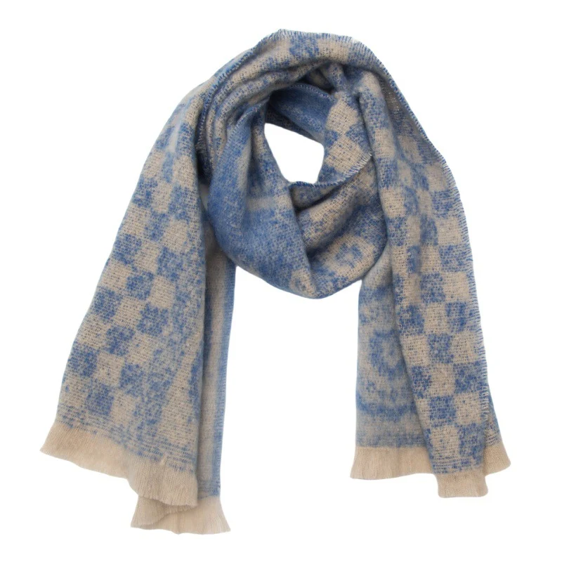 Heren Dames nekwarmer Paisley jacquard sjaal