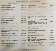 Whistler Oyster menu 2