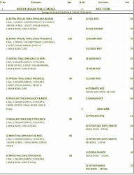 Aashish Foods menu 1